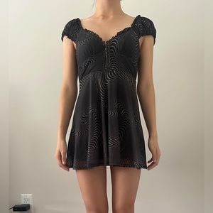 urban outfitter babydoll styled mini dress
